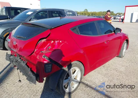 2013 Hyundai Veloster Base W/Gray из США, поврежденный, VIN KMHTC6AD9DU093846
